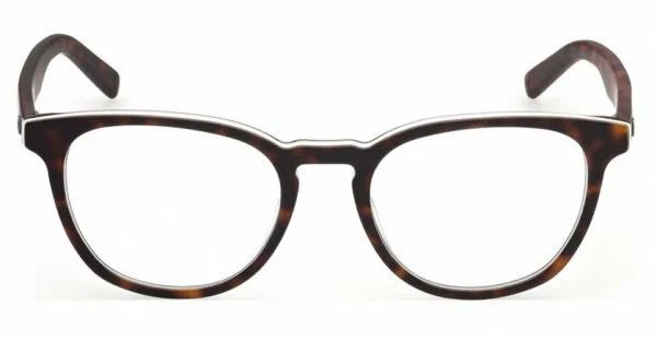 Мужская, женская оправа для очков Guess GU 50033 052, цвет: коричневый, круглые, пластик