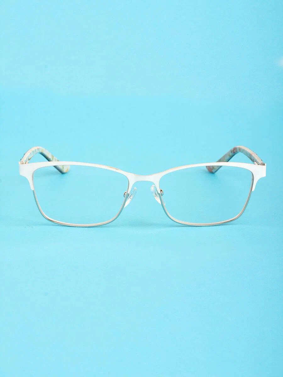 Готовые очки для чтения белые с диоптриями +3.75 футляр