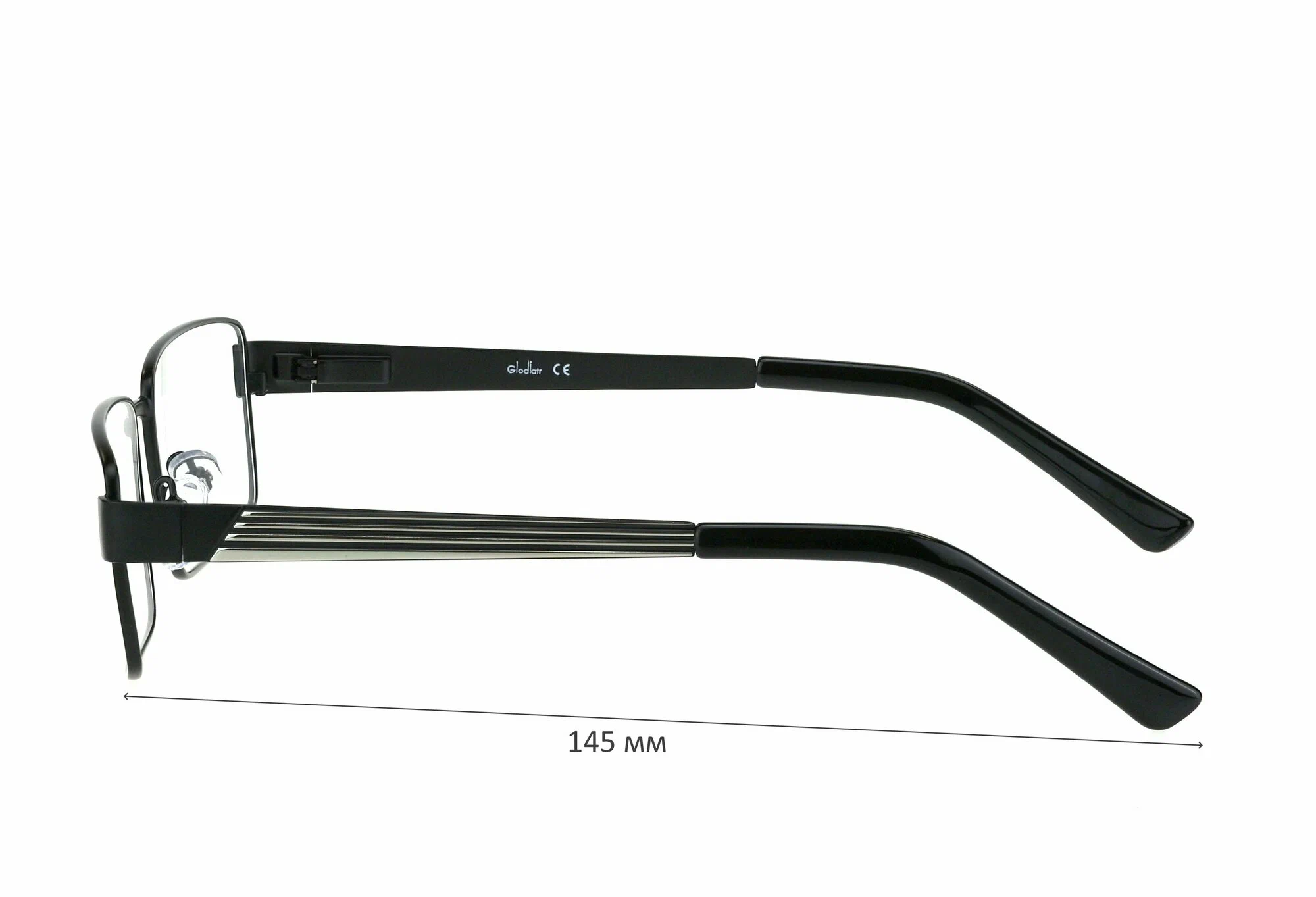 Готовые очки для зрения с футляром на магните GLODIATR мод. 1948 Цвет 6 с линзами ECOPLUS 1.56 HMC -2.00 РЦ 66-68