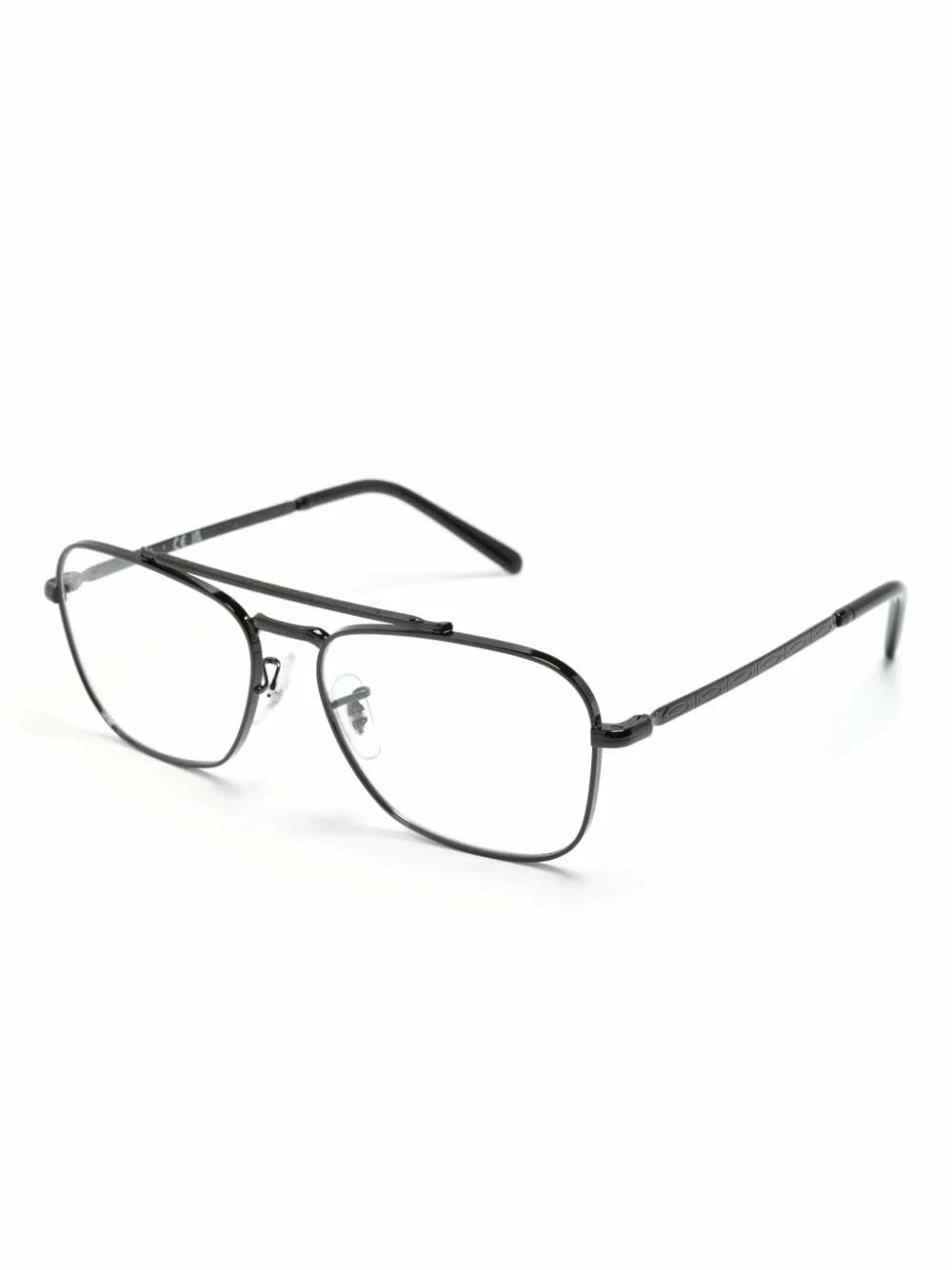Ray-Ban - Квадратные солнцезащитные очки New Caravan - Унисекс - 55 - Черный