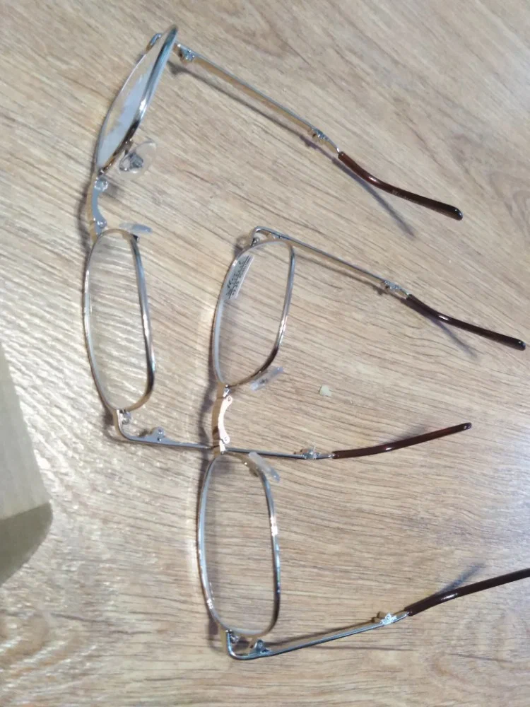 Готовые очки для зрения-чтения трансформер (+2.75) линзы стекло, мост 2008, цвет золотистый, РЦ 62-64