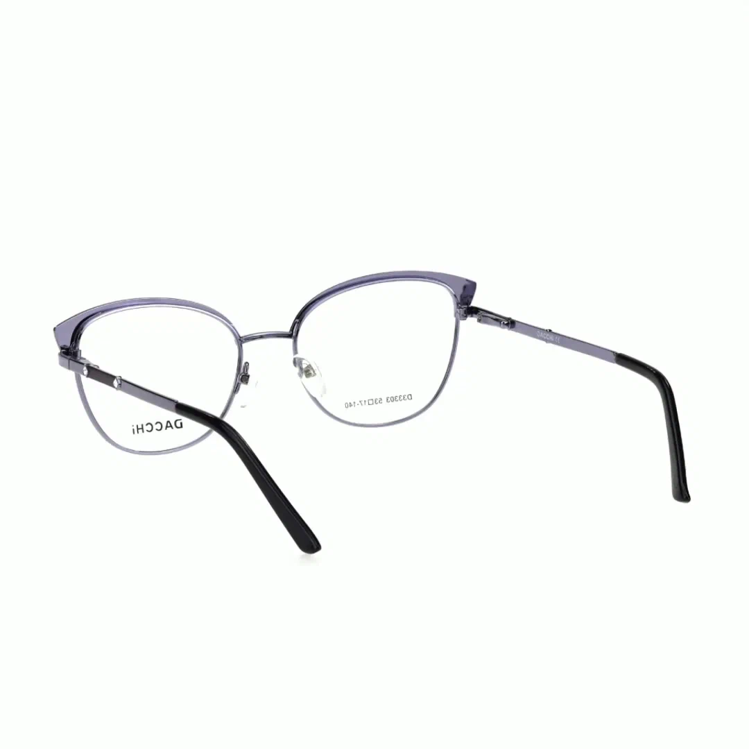 Готовые очки для зрения с футляром-змейка DACCHI мод. 33303 Цвет 5 с линзами ECOPLUS 1.50 UC -1.25 РЦ 62-64