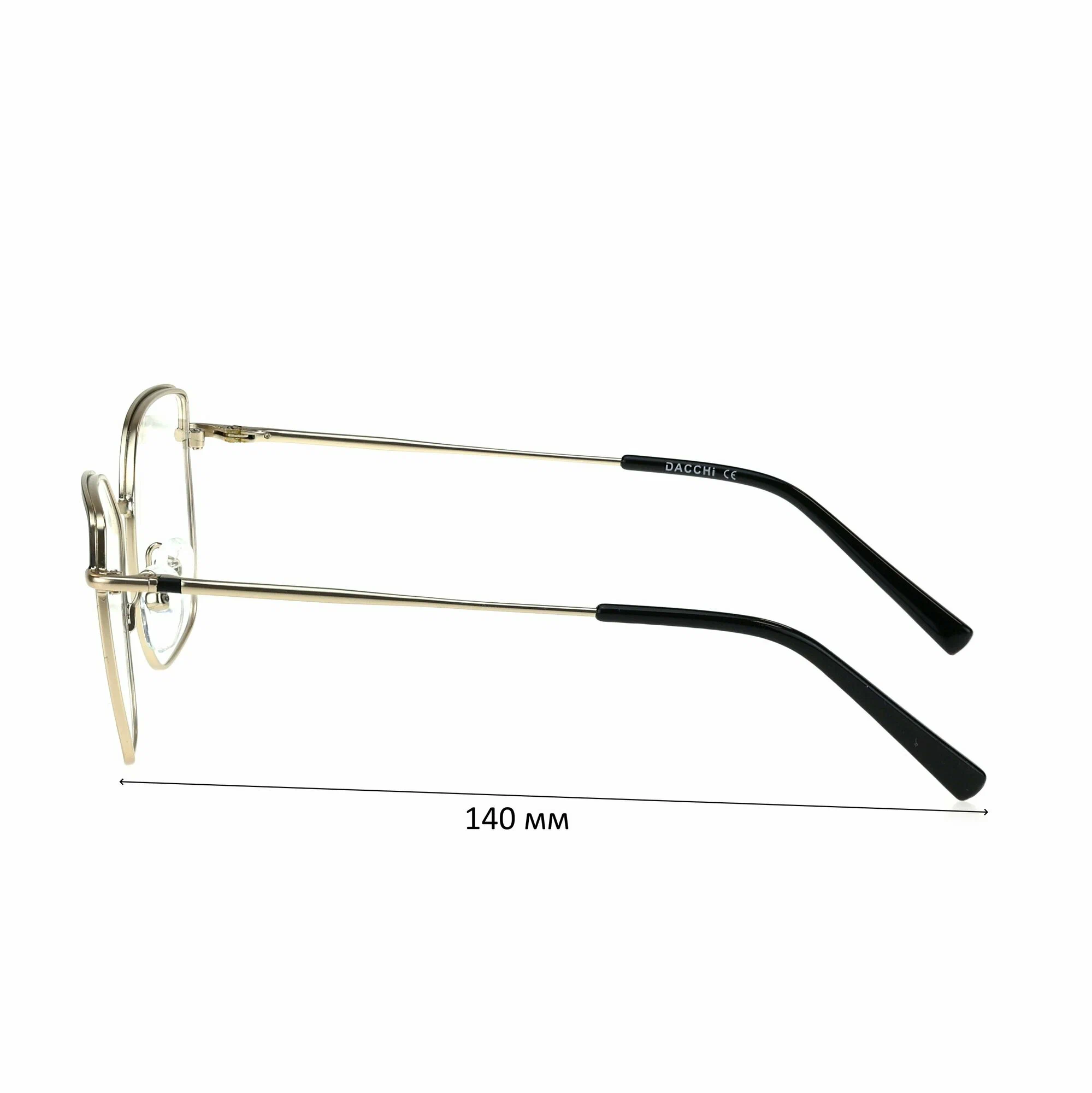 Очки для чтения с футляром-змейка DACCHI мод. 33754 Цвет 1 с линзами ECOPLUS 1.56 HMC 0.00 РЦ 64-66