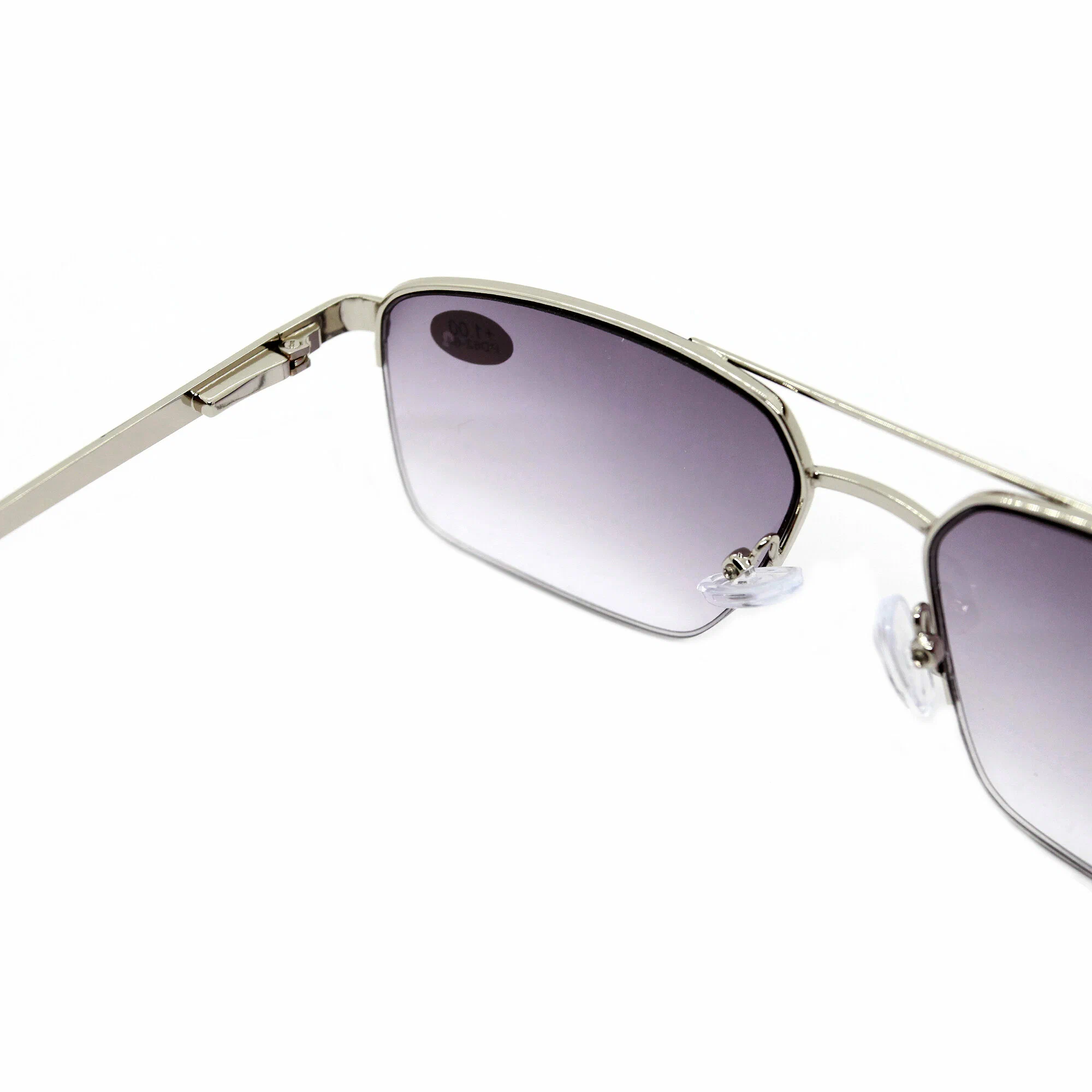 Готовые очки для зрения-дали тонированные мужские женские (-1.75) Glodiatr 1818 C1, цвет черный, тонировка, РЦ 62-64