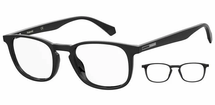 Мужская оправа для очков Polaroid PLD D410 807, цвет: черный, панто, полиамид