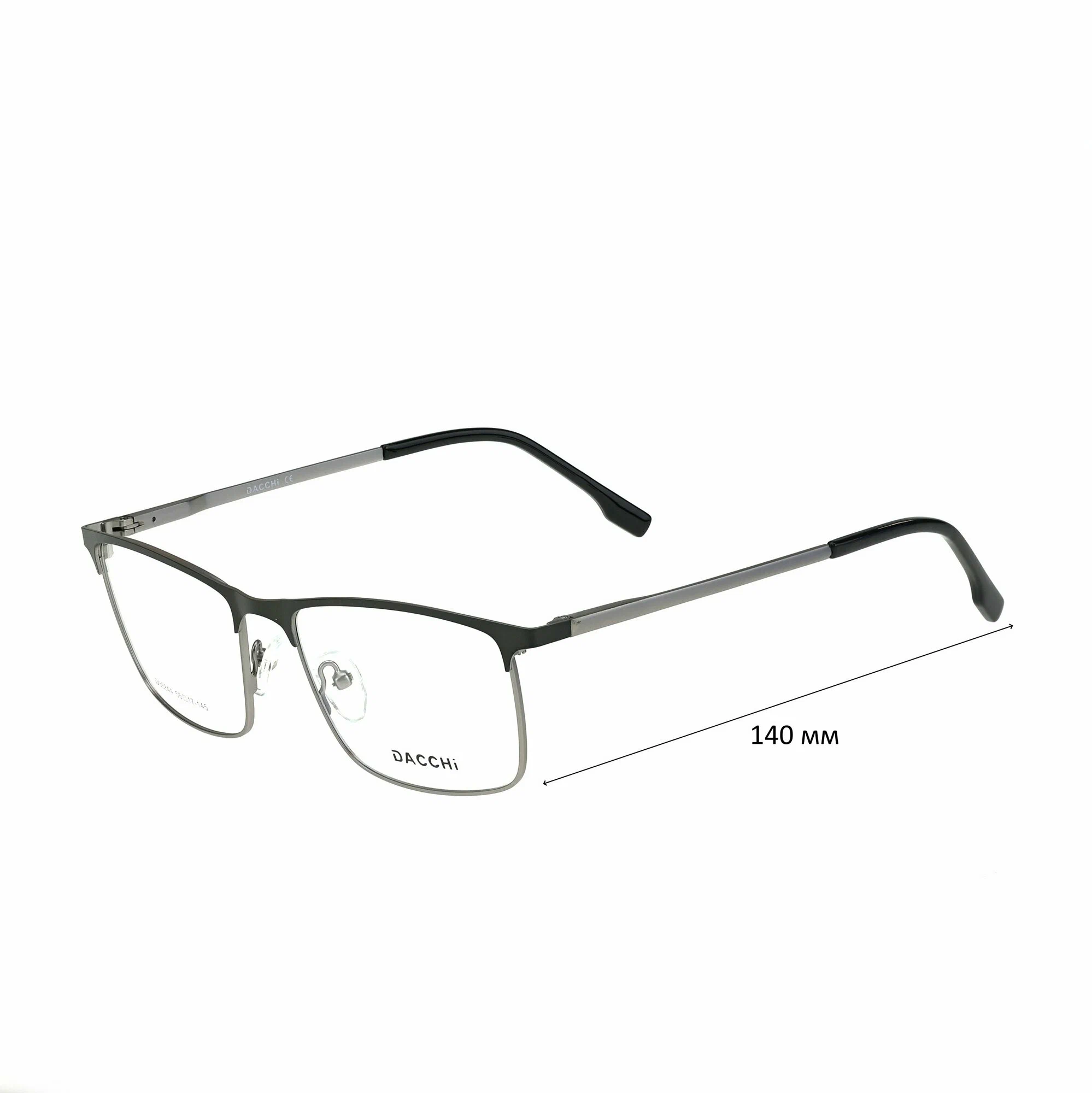 Готовые очки для зрения с футляром-змейка DACCHI мод. D33844 Цвет 2 с линзами ECOPLUS 1.50 UC -1.25 РЦ 66-68