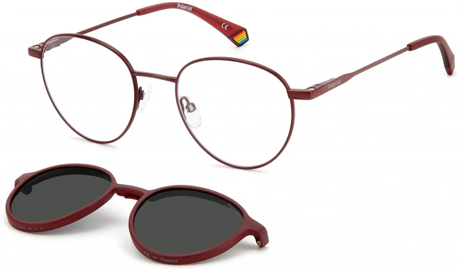 Солнцезащитные очки POLAROID PLD 6158/CS бордовый