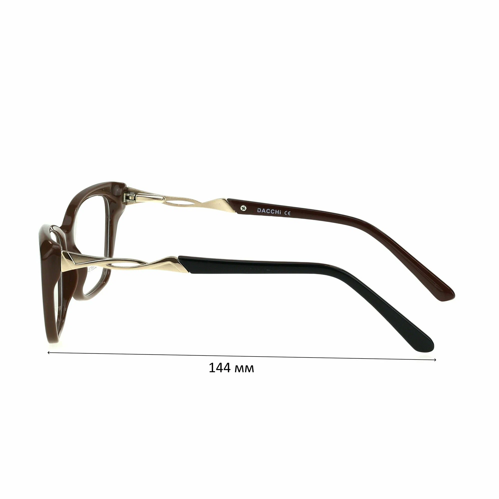 Очки для чтения с футляром-змейка DACCHI мод. 35578A Цвет 6 с линзами ECOPLUS 1.50 UC +1.25 РЦ 66-68