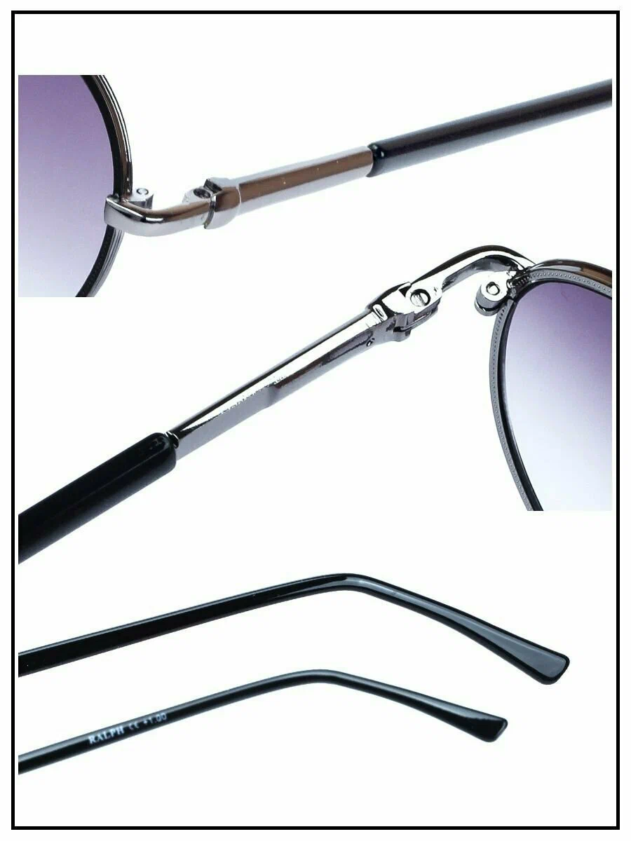 Готовые очки для зрения женские с диоптриями +3.0 Тонированные