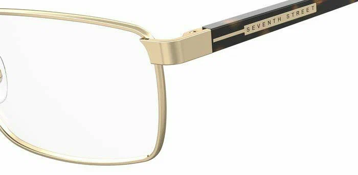 Мужская оправа для очков 7Th Street 7A 070 J5G, цвет: золотой, прямоугольные, металл