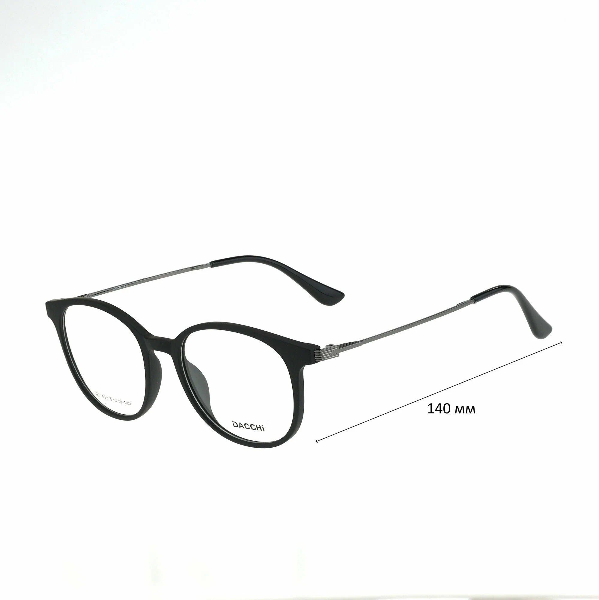 Очки для чтения с футляром-змейка DACCHI мод. 37499 Цвет 1 с линзами ECOPLUS 1.56 HMC +1.00 РЦ 58-60