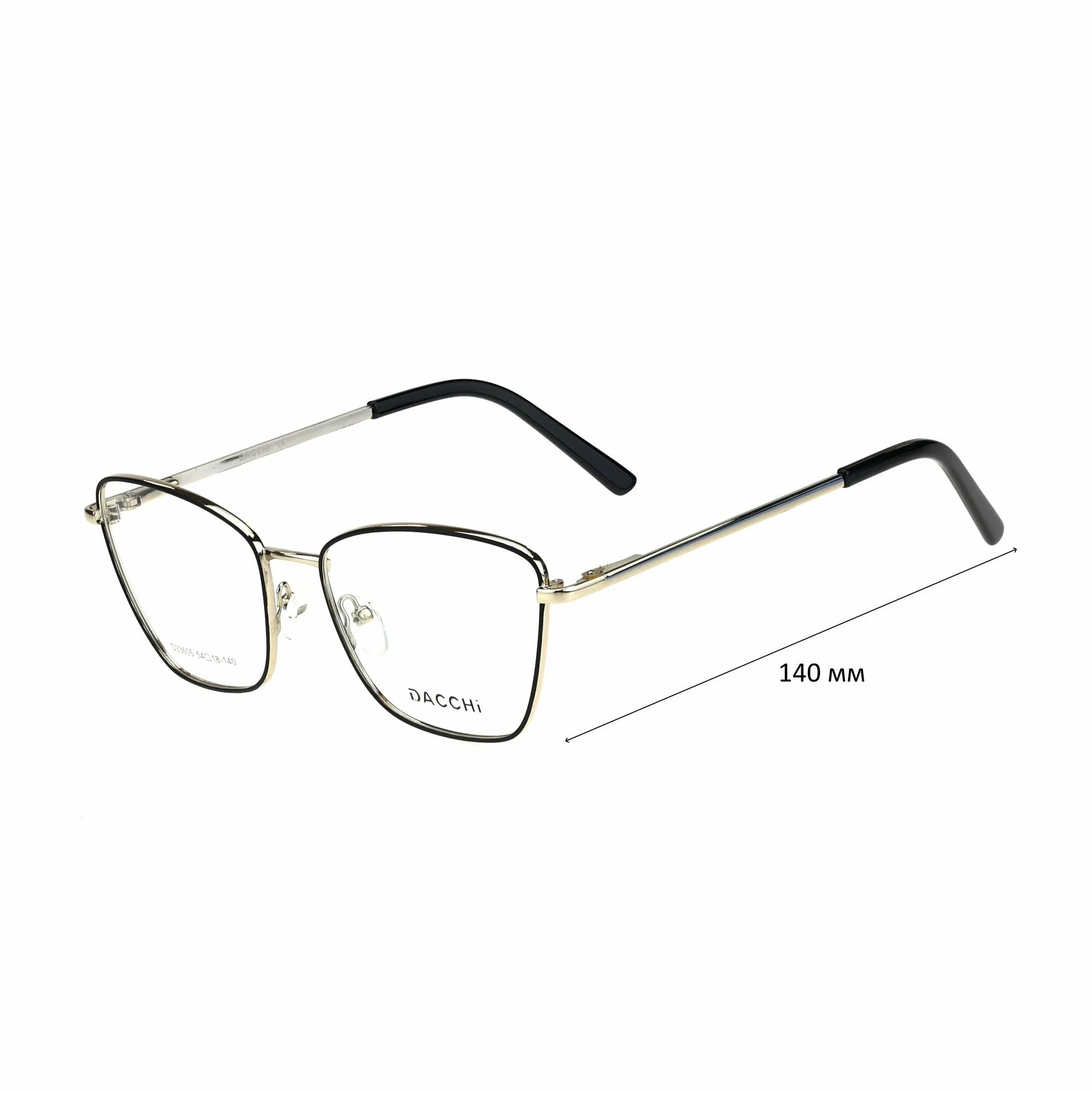 Готовые очки для зрения с футляром-змейка DACCHI мод. 33605 Цвет 1 с линзами ECOPLUS 1.50 UC -1.50 РЦ 66-68