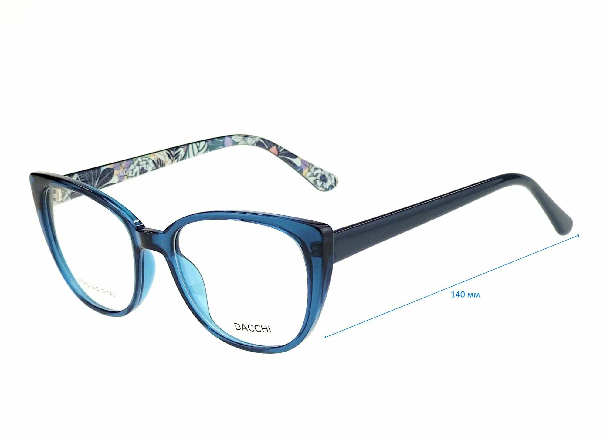 Очки для чтения с футляром-змейка DACCHI мод. 37865 Цвет 5 с линзами ECOPLUS 1.56 HMC +1.00 РЦ 66-68