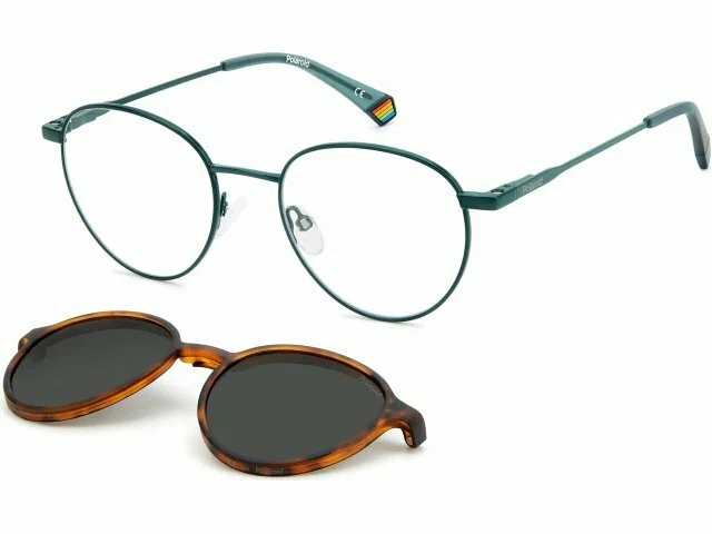 Оправа с солнцезащитным клипоном Polaroid PLD 6158/CS MR8 (PLD-204359MR851M9)