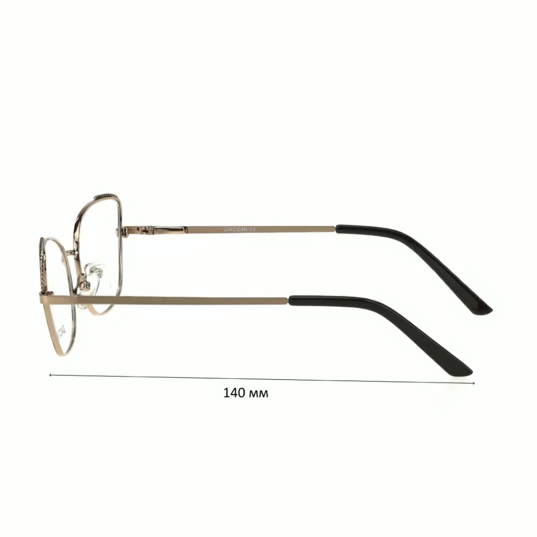 Готовые очки для зрения с футляром-змейка DACCHI мод. 33020 Цвет 4 с линзами ECOPLUS 1.56 HMC -0.75 РЦ 64-66