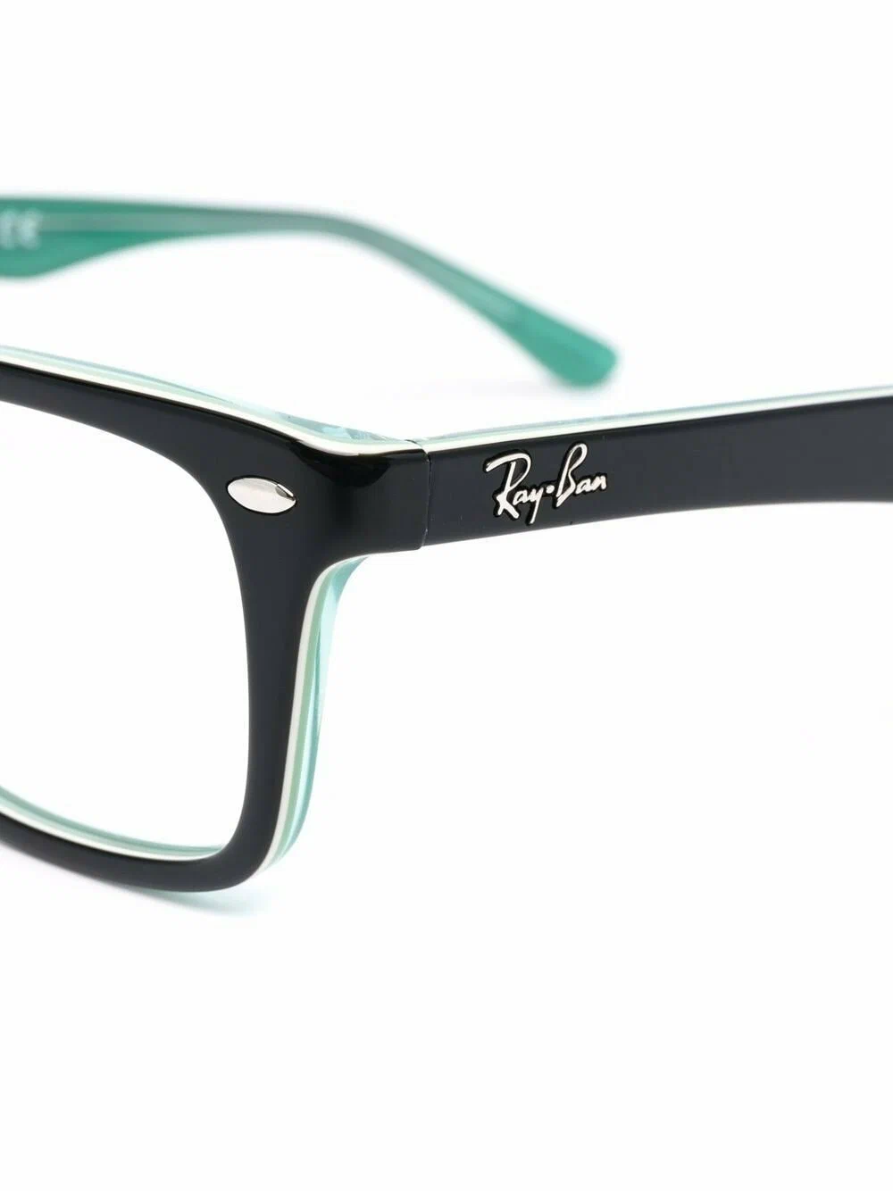 Ray-Ban - Прямоугольные очки - Унисекс - 50 - Черный