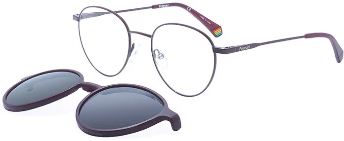 Солнцезащитные очки POLAROID PLD 6158/CS бордовый