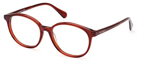 Женская оправа для очков Max&Co MO 5076 069, цвет: бордовый, круглые, пластик