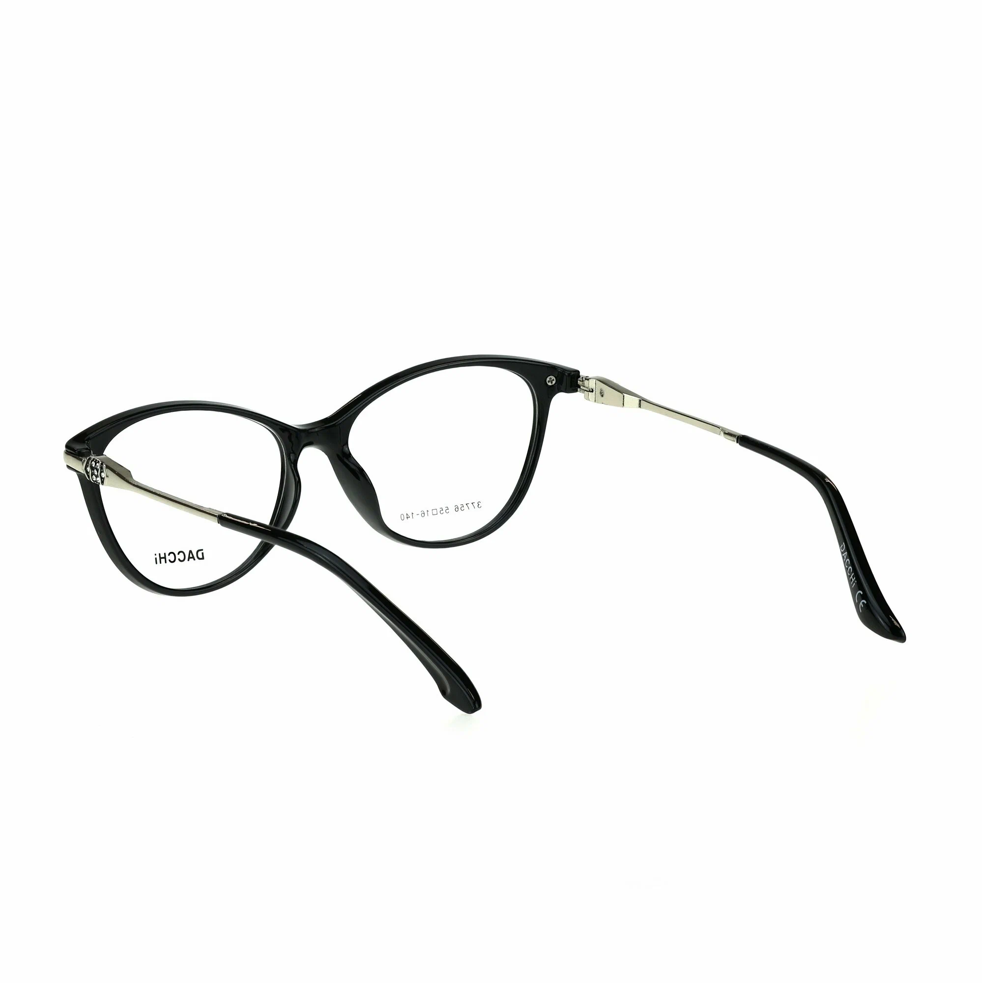 Готовые очки для зрения с футляром-змейка DACCHI мод. 37756 Цвет 1 с линзами ECOPLUS 1.56 HMC -3.75 РЦ 60-62