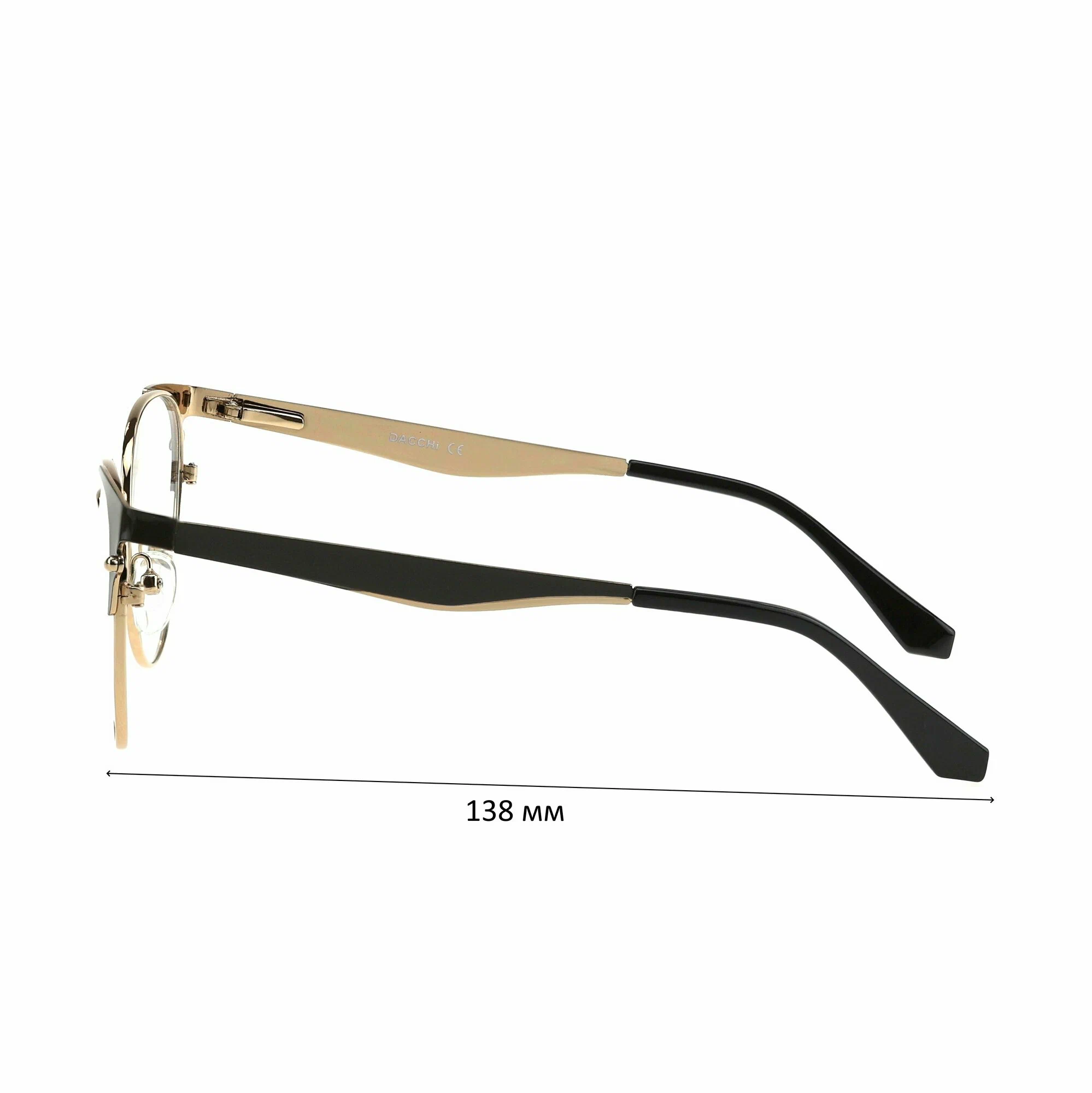 Готовые очки для зрения с футляром-змейка DACCHI мод. 32900 Цвет 4 с линзами ECOPLUS 1.56 HMC -2.25 РЦ 58-60