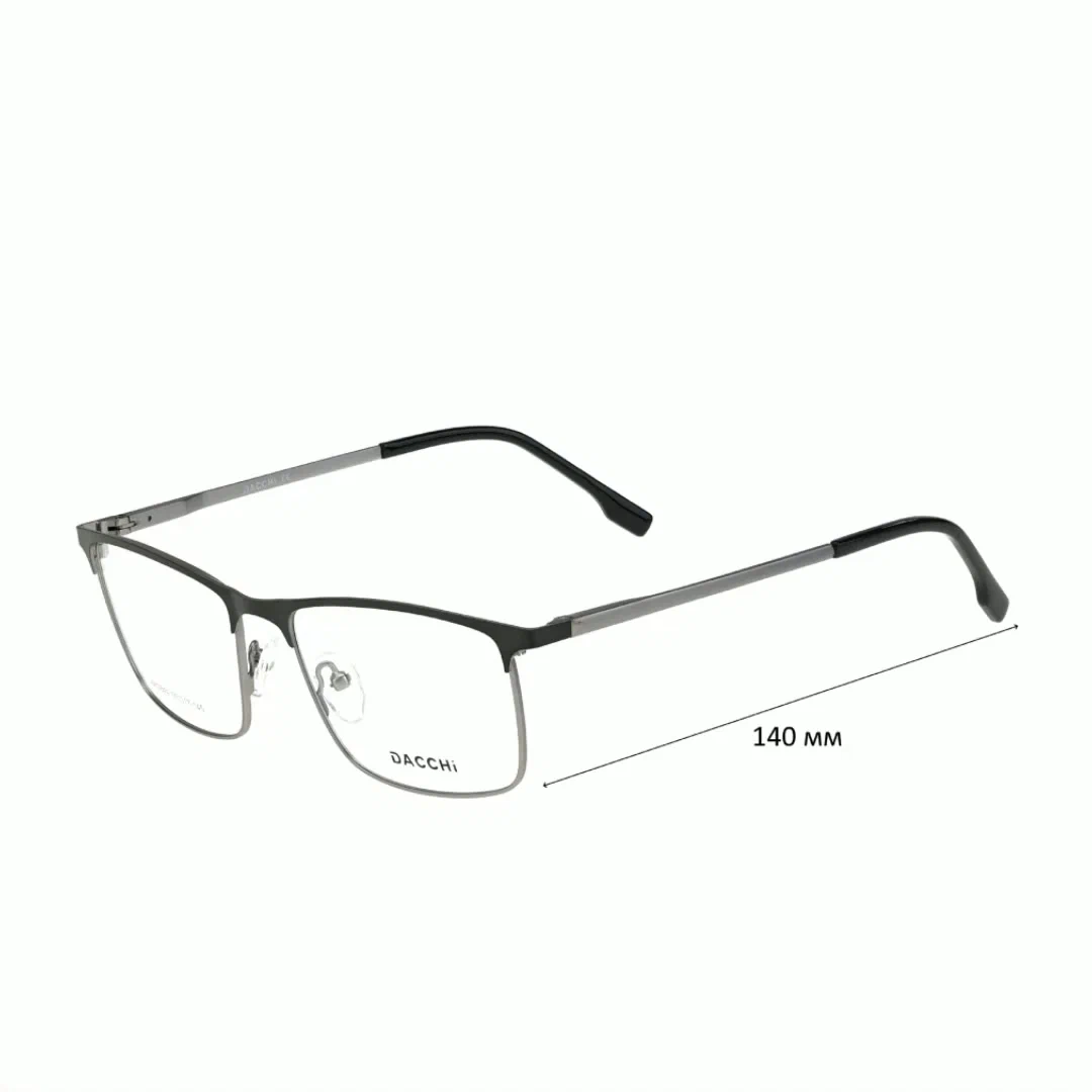 Готовые очки для зрения с футляром-змейка DACCHI мод. D33844 Цвет 2 с линзами ECOPLUS 1.56 HMC -2.50 РЦ 62-64