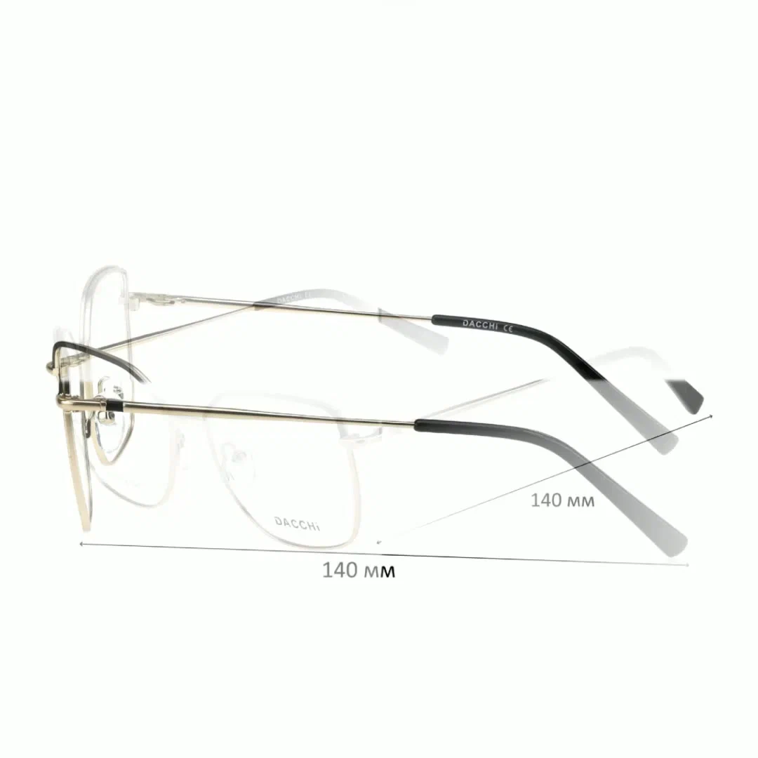 Очки для чтения с футляром-змейка DACCHI мод. 33754 Цвет 1 с линзами ECOPLUS 1.56 HMC 0.00 РЦ 64-66