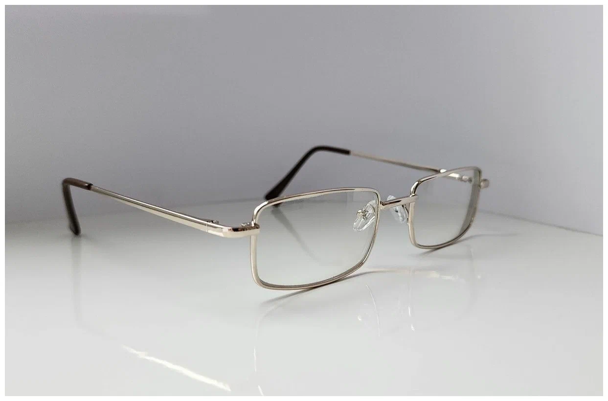 Готовые очки для зрения с фотохромными линзами "хамелеоны"/мужские/стекло/оптика/корригирующие, РЦ 62-64 мм, диоптрии -2.5