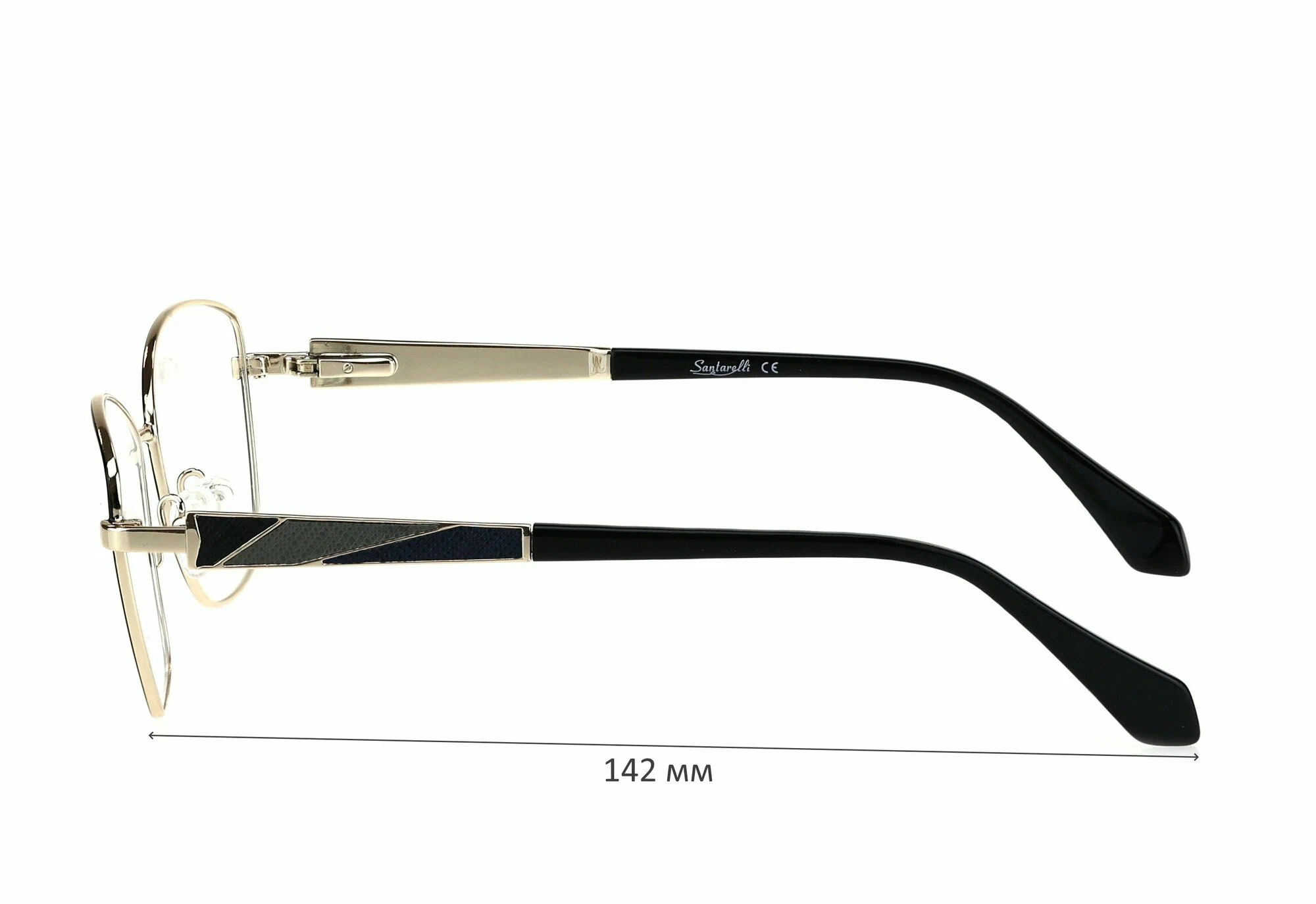 Очки для чтения с футляром на магните SANTARELLI мод. 2478 Цвет 1 с линзами ECOPLUS 1.56 HMC 0.00 РЦ 68-70
