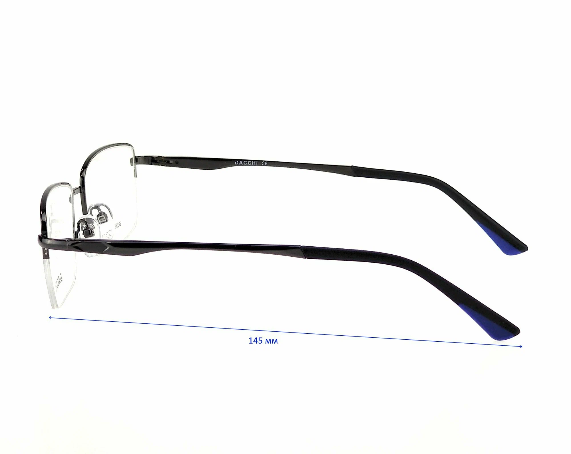 Очки для чтения с футляром-змейка DACCHI мод. 33971 Цвет 3 с линзами ECOPLUS 1.56 HMC +1.00 РЦ 66-68