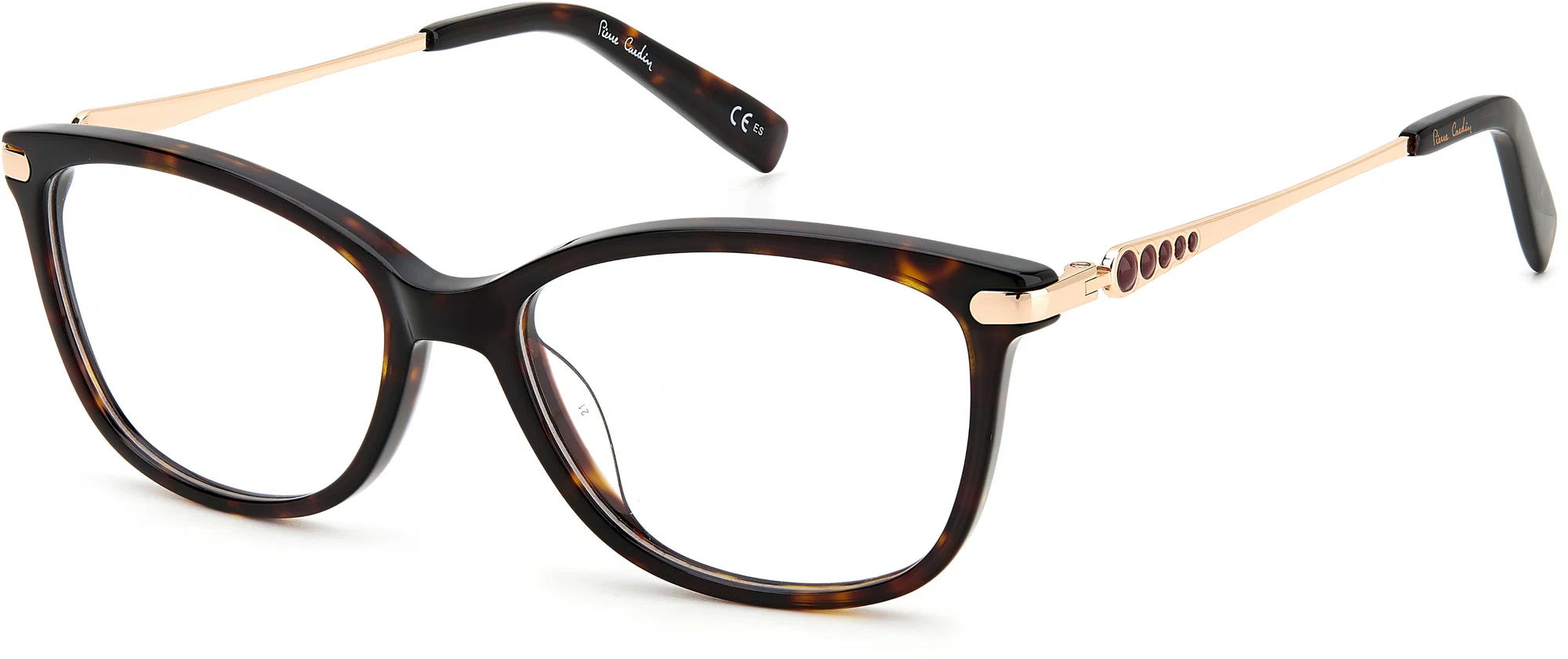 Женская оправа для очков Pierre Cardin P.C. 8507 086, цвет: коричневый, кошачий глаз, ацетат