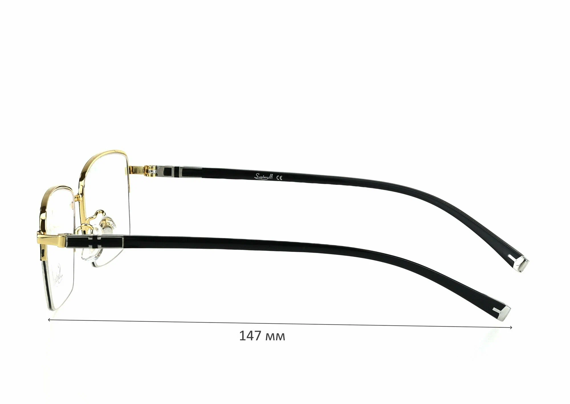 Очки для чтения с футляром на магните SANTARELLI мод. 8795 Цвет 1 с линзами ECOPLUS 1.56 HMC +0.75 РЦ 68-70