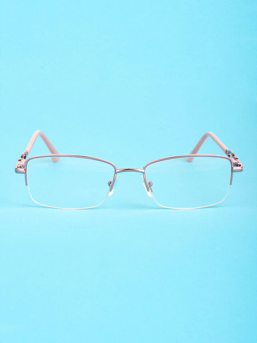 Готовые очки для чтения розовые с диоптриями +1.50 футляр